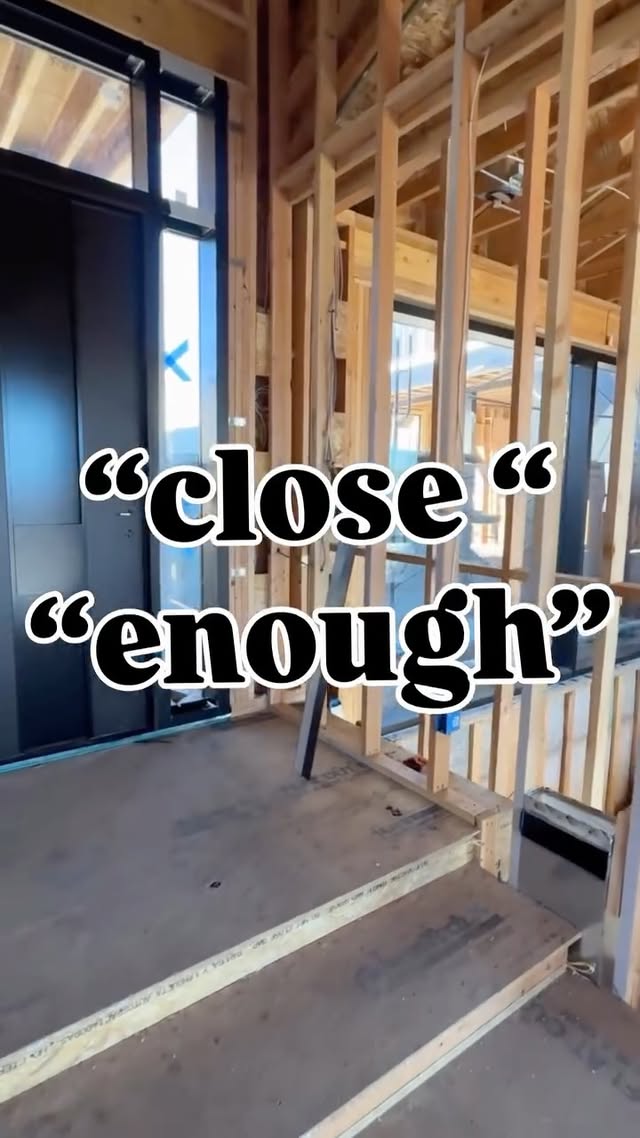 Fine carpentry — the importance of perfect details