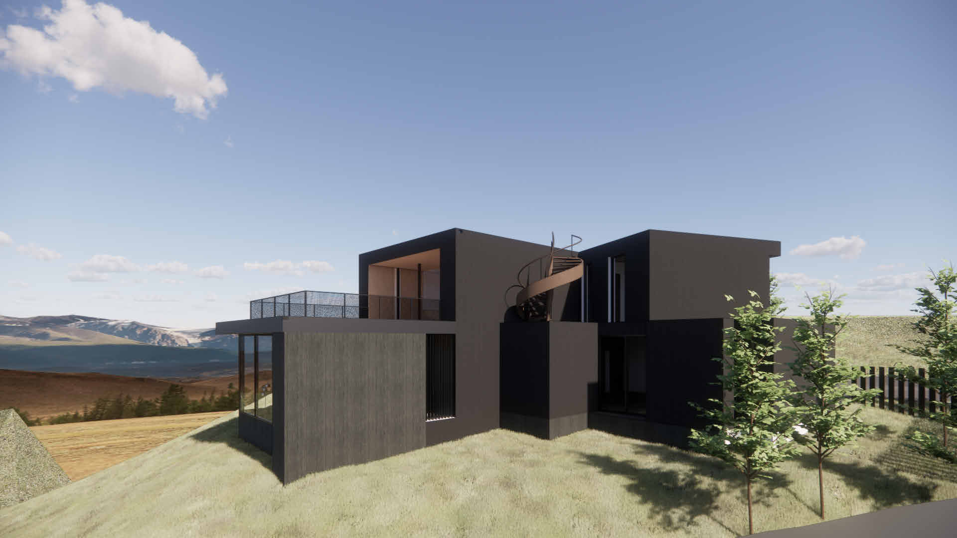 Oly Cove — hillside elevation over the Salt Lake valley