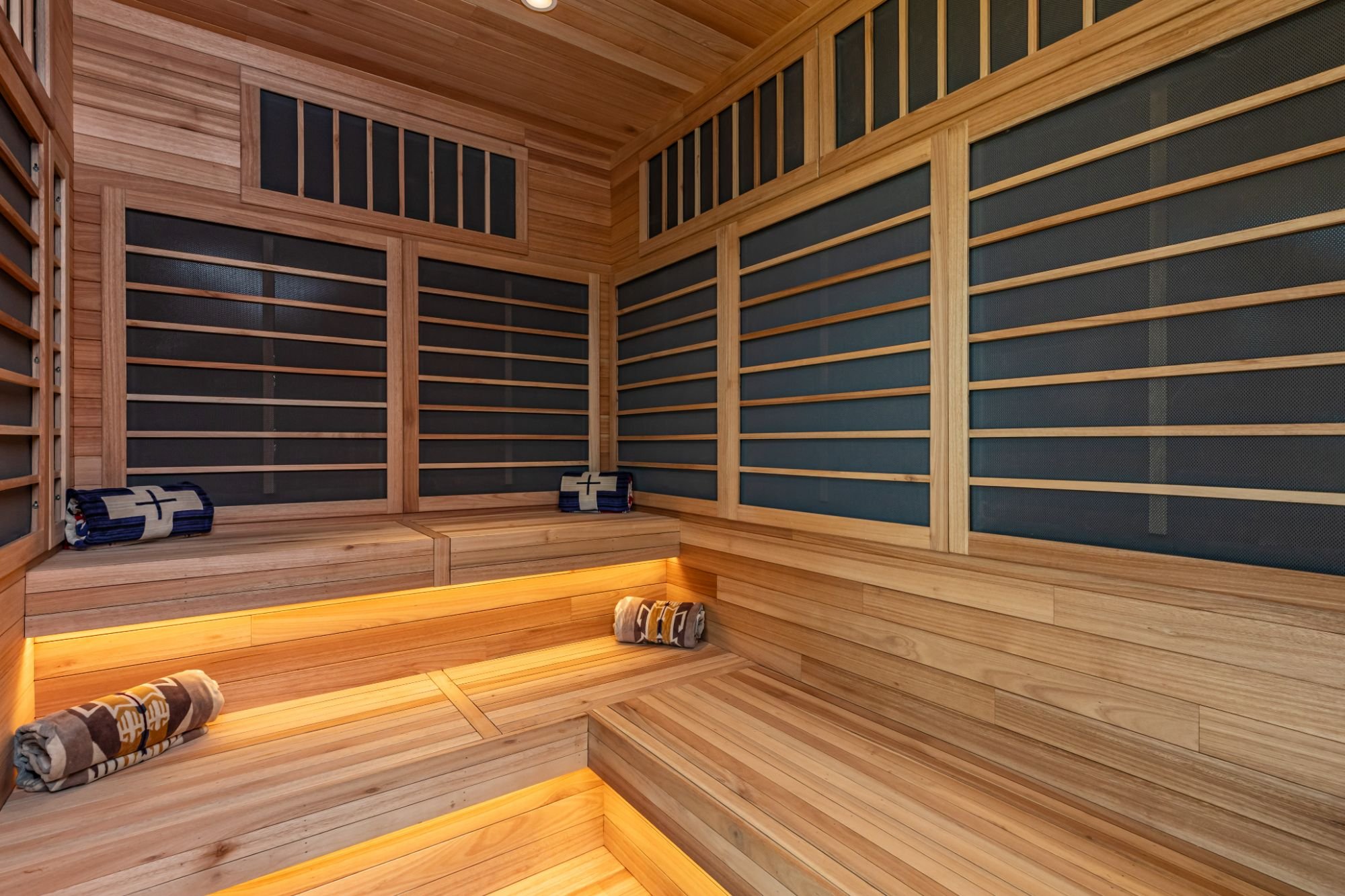 Getty House — home spa with cedar infrared sauna
