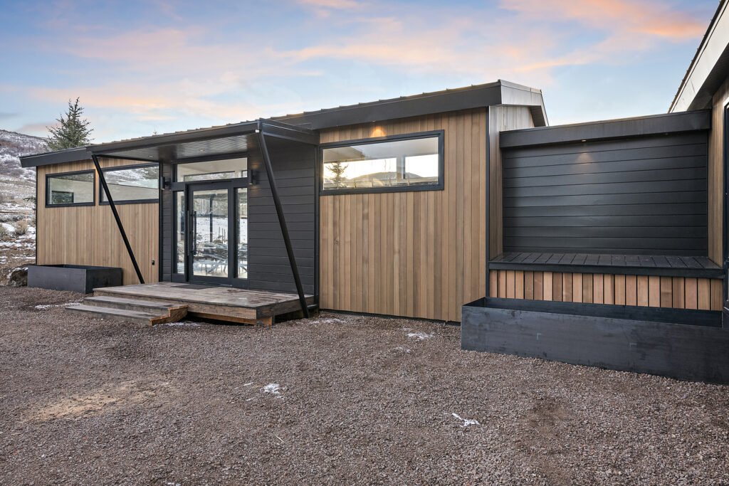 Icon Haus by Roderick Builders — mountain modern entry