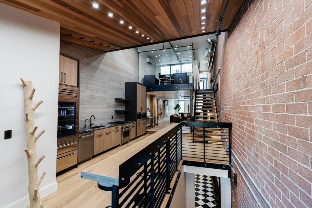 Main Street — new residential space added in the basement